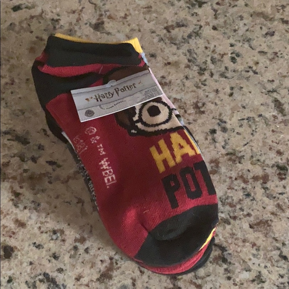 Set of 6 Harry Potter socks size 4-10